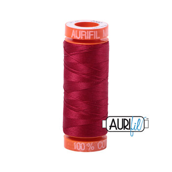 Aurifil 50wt Small Spools - 2260 Red Wine - 220yd