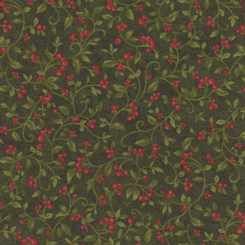 Star of Wonder - Star of Light 17061-40 Berries Holly by Nancy Halvorsen for Benartex, Image