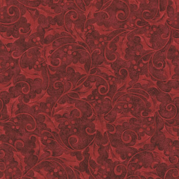 Star of Wonder - Star of Light 17062-10 Holly Red by Nancy Halvorsen for Benartex, Image