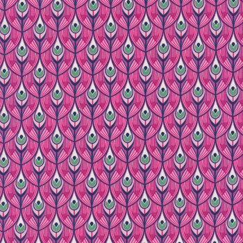 Wild Abandon 90897-82 Swagger Violet by Heather Bailey for FIGO Fabrics, Image