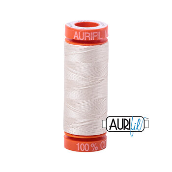 Aurifil 50wt Small Spools - 2309 Silver White - 220yd