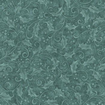 Star of Wonder - Star of Light 17062-24 Holly Aqua by Nancy Halvorsen for Benartex, Image