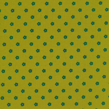 Wild Abandon 90898-72 Whimsy Green by Heather Bailey for FIGO Fabrics, Image