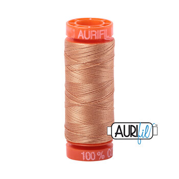 Aurifil 50wt Small Spools - 2320 Light Toast - 220yd, Image