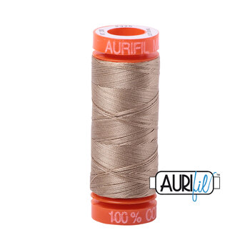 Aurifil 50wt Small Spools - 2325 Linen - 220yd, Image