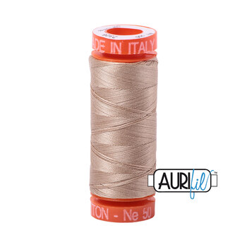 Aurifil 50wt Small Spools - 2326 Sand - 220yd, Image