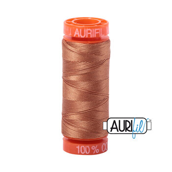 Aurifil 50wt Small Spools - 2330 Light Chestnut - 220yd, Image