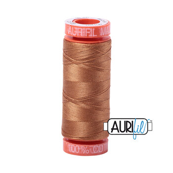 Aurifil 50wt Small Spools - 2335 Light Cinnamon - 220yd, Image