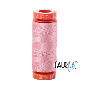 Aurifil 50wt Small Spools - 2437 Light Peony - 220yd, Image