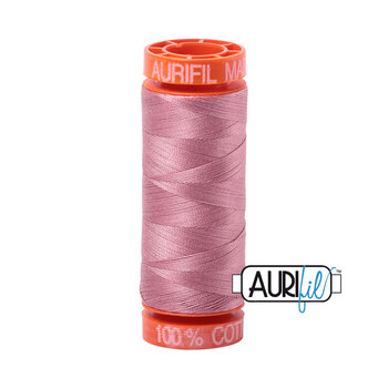 Aurifil 50wt Small Spools - 2445 Victorian Rose - 220yd, Image