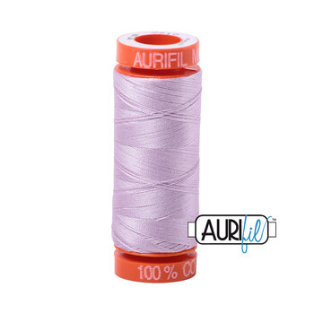 Aurifil 50wt Small Spools - 2510 Light Lilac - 220yd, Image