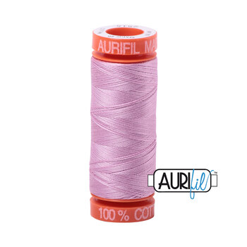 Aurifil 50wt Small Spools - 2515 Light Orchid - 220yd, Image