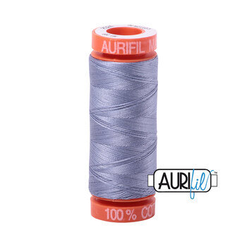 Aurifil 50wt Small Spools - 2524 Grey Violet - 220yd, Image