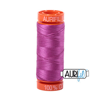 Aurifil 50wt Small Spools - 2535 Magenta - 220yd, Image