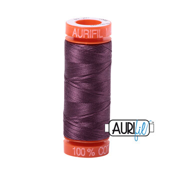 Aurifil 50wt Small Spools - 2568 Mulberry - 220yd, Image