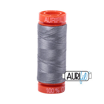 Aurifil 50wt Small Spools - 2605 Grey - 220yd, Image