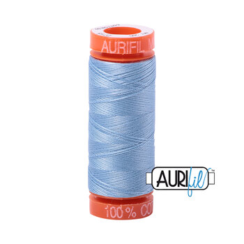 Aurifil 50wt Small Spools - 2715 Robins Egg - 220yd, Image