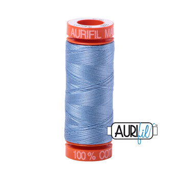 Aurifil 50wt Small Spools - 2720 Light Delft Blue - 220yd, Image