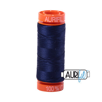 Aurifil 50wt Small Spools - 2745 Midnight - 220yd, Image