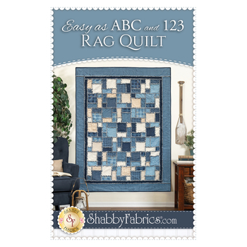 Easy as ABC and 123 Rag Quilt Pattern, Image