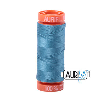 Aurifil 50wt Small Spools - 2815 Teal - 220yd, Image