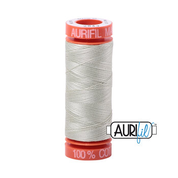 Aurifil 50wt Small Spools - 2843 Light Grey Green - 220yd, Image