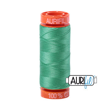 Aurifil 50wt Small Spools - 2860 Light Emerald - 220yd, Image