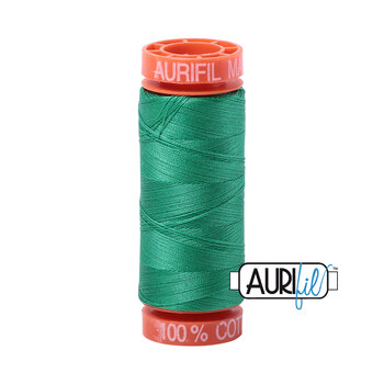 Aurifil 50wt Small Spools - 2865 Emerald - 220yd, Image