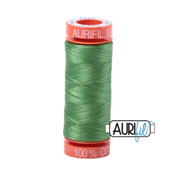 Aurifil 50wt Small Spools - 2884 Green Yellow - 220yd, Image