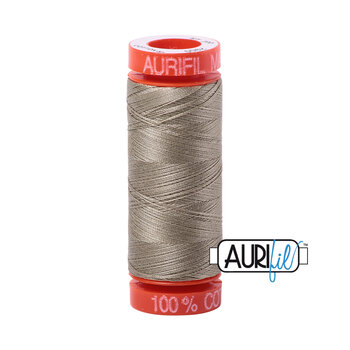 Aurifil 50wt Small Spools - 2900 Light Khaki Green - 220yd, Image