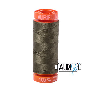 Aurifil 50wt Small Spools - 2905 Army Green - 220yd, Image