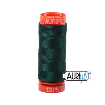 Aurifil 50wt Small Spools - 4026 Forest Green - 220yd, Image