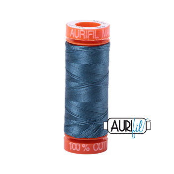 Aurifil 50wt Small Spools - 4644 Smoke Blue - 220yd, Image