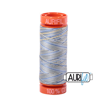 Aurifil 50wt Small Spools - 4649 Lemon Blueberry - 220yd, Image