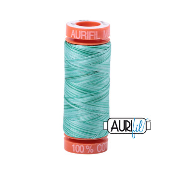 Aurifil 50wt Small Spools - 4662 Creme de Menthe - 220yd, Image