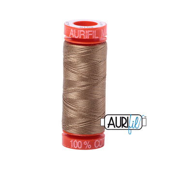 Aurifil 50wt Small Spools - 6010 Toast - 220yd, Image