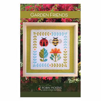 Garden Friends Cross Stitch Pattern, Image