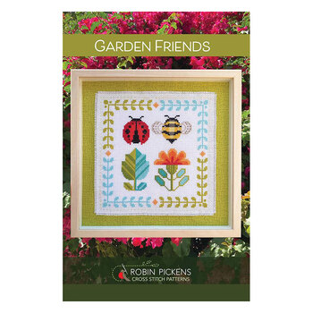 Garden Friends Cross Stitch Pattern, Image