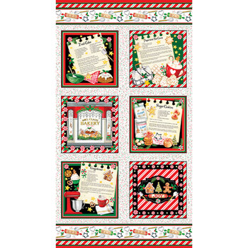 Sugar & Spice 14567-99 Sugar & Spice Box Panel Multi by Nicole Decamp for Benartex, Image