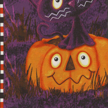 Graveyard Ghouls 7803PG-55 Panel by Victoria Hutto for Studio E Fabrics, Image