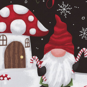 Our Gnome to Yours 56078-931 Advent Calendar Panel Multi by LoriLynn Simms for Wilmington Prints, Image