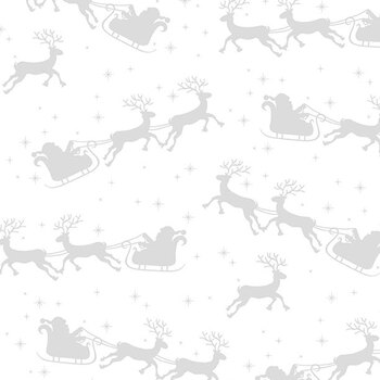 Essentials Stocking Stuffers 39171-100 White on White by WP Studio for Wilmington Prints, Image