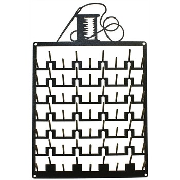 63 Pin Needle and Thread Spool Rack Charcoal, Image