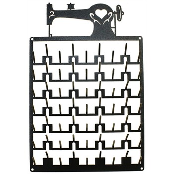 63 Pin Sewing Machine Spool Rack Charcoal, Image