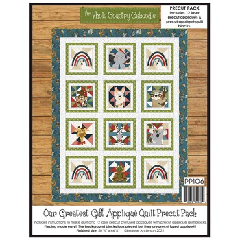 Our Greatest Gift Appliqué Quilt - Precut Kit, Image