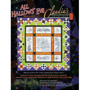 All Hallows Eve Machine Embroidery CD, Image