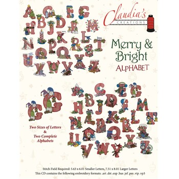 Merry and Bright Embroidery CD, Image