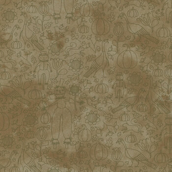 Bittersweet Farm C14855-OLIVE by Teresa Kogut for Riley Blake Designs, Image