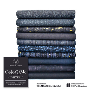 Color Me Bundles  10 FQ Set - Nightfall by Windham Fabrics, Image