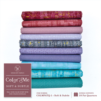 Color Me Bundles  10 FQ Set - Soft & Subtle by Windham Fabrics, Image